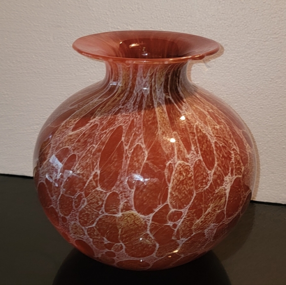 MAESTRI VETRAI AZZURRA ART GLASS 10x10" MADE IN ITALY STAMPED - Picture 13 of 14